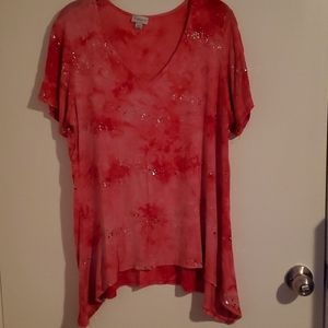 Avenue sharkbite hem tunic